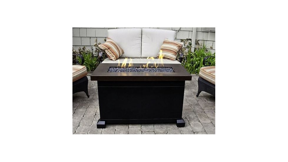 Camp Chef Monterey Propane Fire Table, Black/Copper FP40