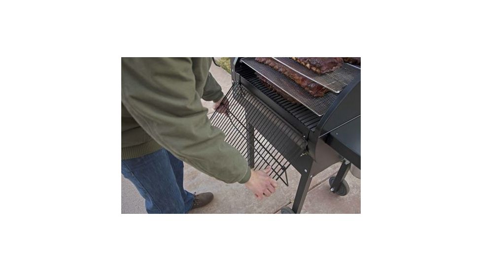 Camp Chef Pellet Grill &amp; Smoker Collapsible Front Shelf, 21.8 L x 11.2 W, Silver, PGSHELF