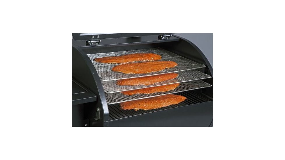 Camp Chef Pellet Grill &amp; Smoker Jerky Rack, Nickel-plated steel, Silver, PGJERKY