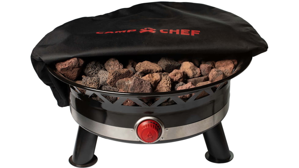 Camp Chef Ponderosa Fire Pit Patio Cover, Black, PCGF24D