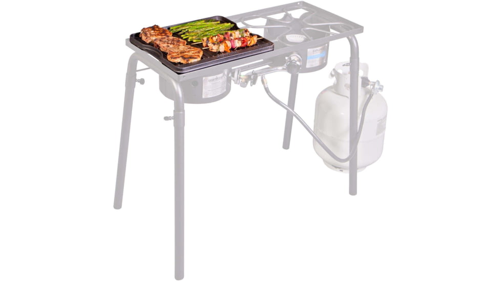 Camp Chef Reversible Pre-Seasoned Cast Iron, Black, CGG16B