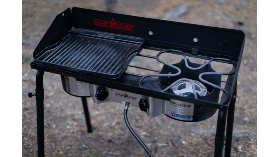 Camp Chef Reversible Pre-Seasoned Cast Iron, Black, CGG16B