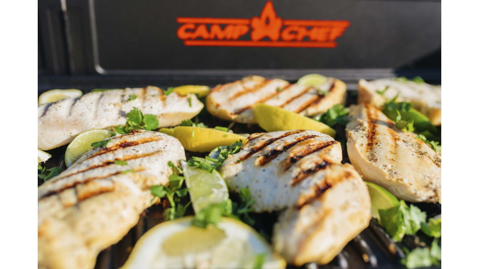 Camp Chef Reversible Pre-seasoned Cast Iron Grill - Griddle 24in, Griddle, Black, CGG24B