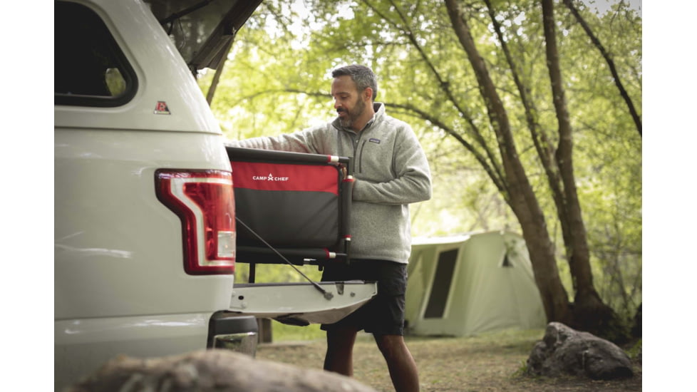 Camp Chef Sherpa Mountain Series Table, Red, MSTAB