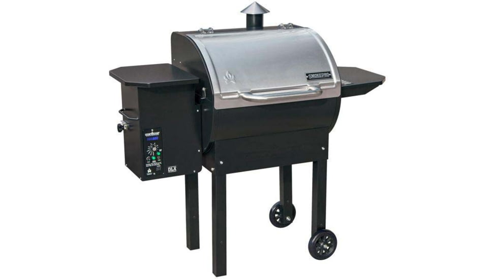 Camp Chef Smokepro DLX Stainless Pellet Grill, Stainless, PG24S