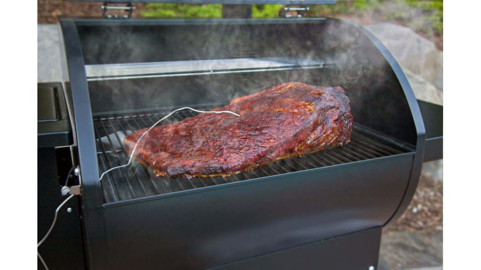 Camp Chef Smokepro DLX Stainless Pellet Grill, Stainless, PG24S