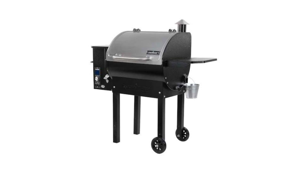 Camp Chef Smokepro DLX Stainless Pellet Grill, Stainless, PG24S