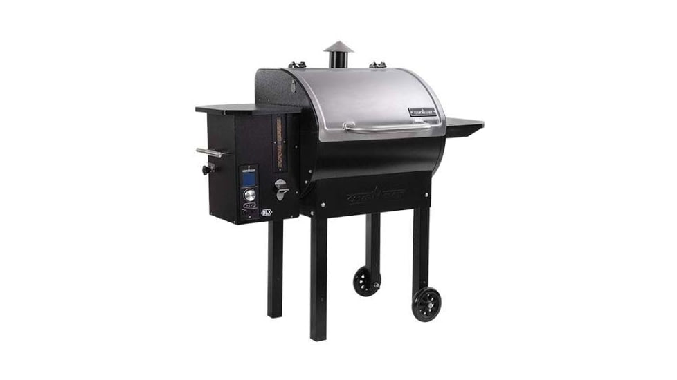 Camp Chef Smokepro DLX Stainless Pellet Grill, Stainless, PG24S