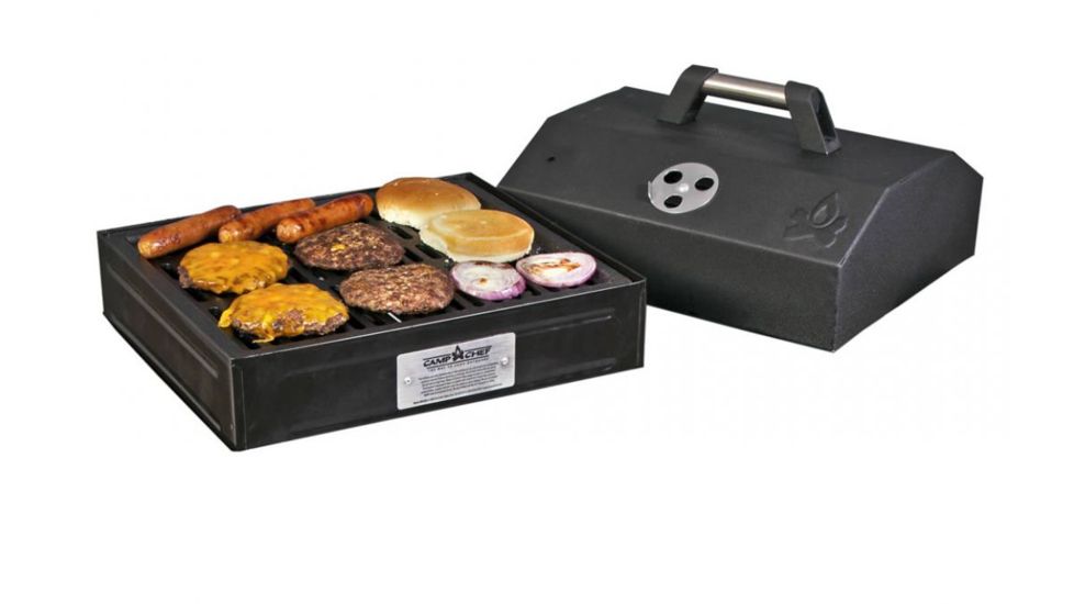 Camp Chef Stove Accessory, Barbecue Grill Box For 1 Burner BB100LCC