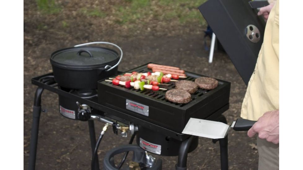 Camp Chef Stove Accessory, Barbecue Grill Box For 1 Burner BB100LCC