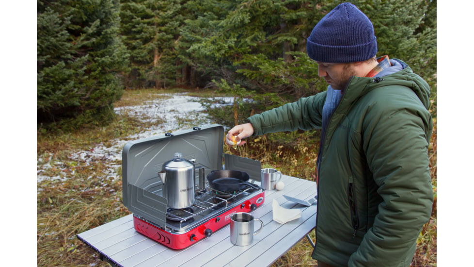 Camp Chef Summit Two Burner Camping Stove, Red, MS2HPR