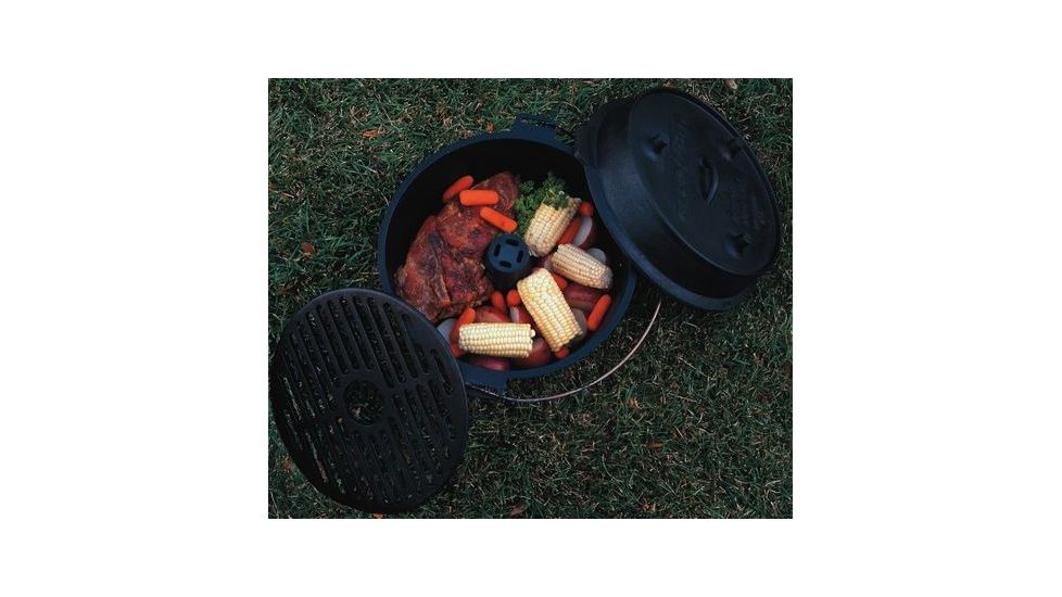 Camp Chef Ultimate Seasoned Cast Iron Dutch Oven, 9.5quart Dutch Oven UDO14CC