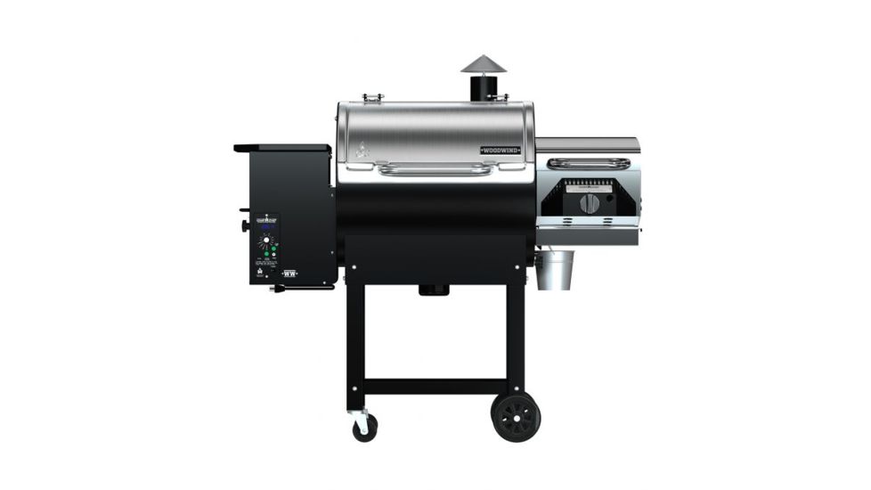 Camp Chef Woodwind Pellet Grill w/ Sear Box, Black/Silver PG24WWSS