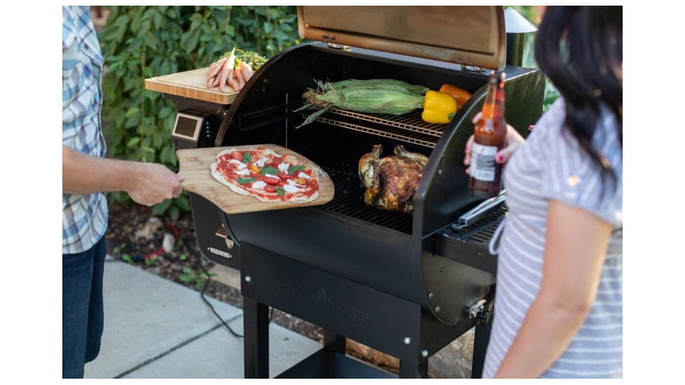 Camp Chef Woodwind Wi-Fi Pellet Grill, Stainless / Black, 24in, PG24CL