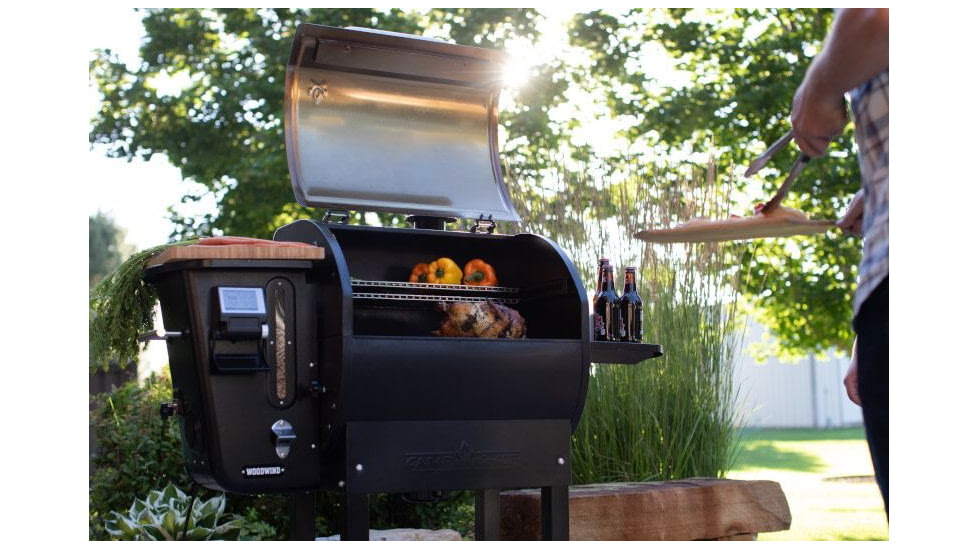 Camp Chef Woodwind Wi-Fi 24 Pellet Grill, Stainless/Black, PG24CL