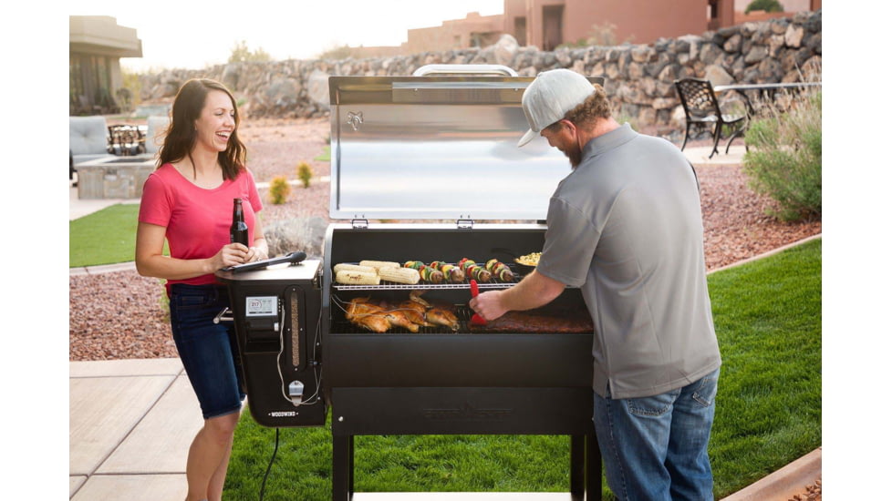 Camp Chef Woodwind Wi-Fi 36 Pellet Grill, Stainless/Black, PG36CL