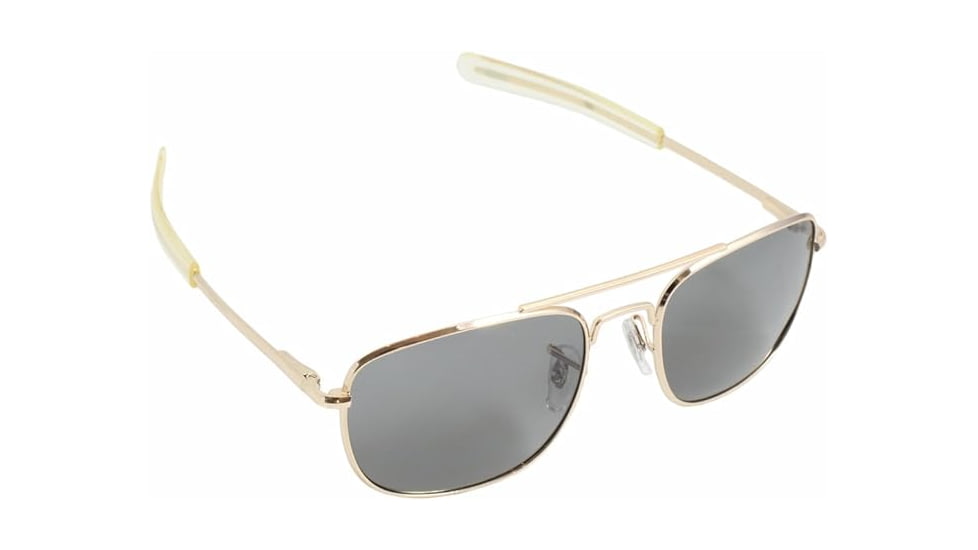 Campco Humvee Adventure Gear Sunglasses, Gold Frame, Gray Lens, HMV52BGOLD