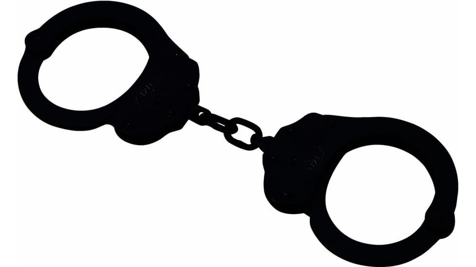 Campco UZI Handcuffs, Black, Steel, UZI-HCEU-BC-NIJ