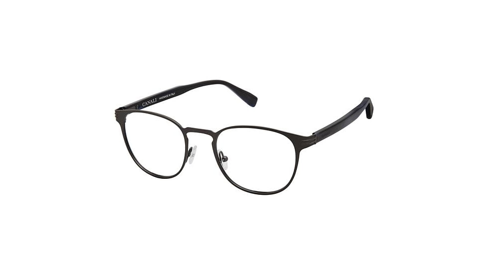 Canali 303 Eyeglass Frames - Frame Matte Gunmetal, Size 50/20mm CO30303