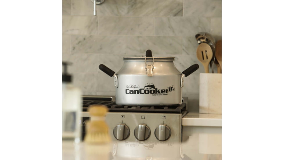 CanCooker Jr. with Non Stick Coating, Silver, 2 Gallon, JR-001