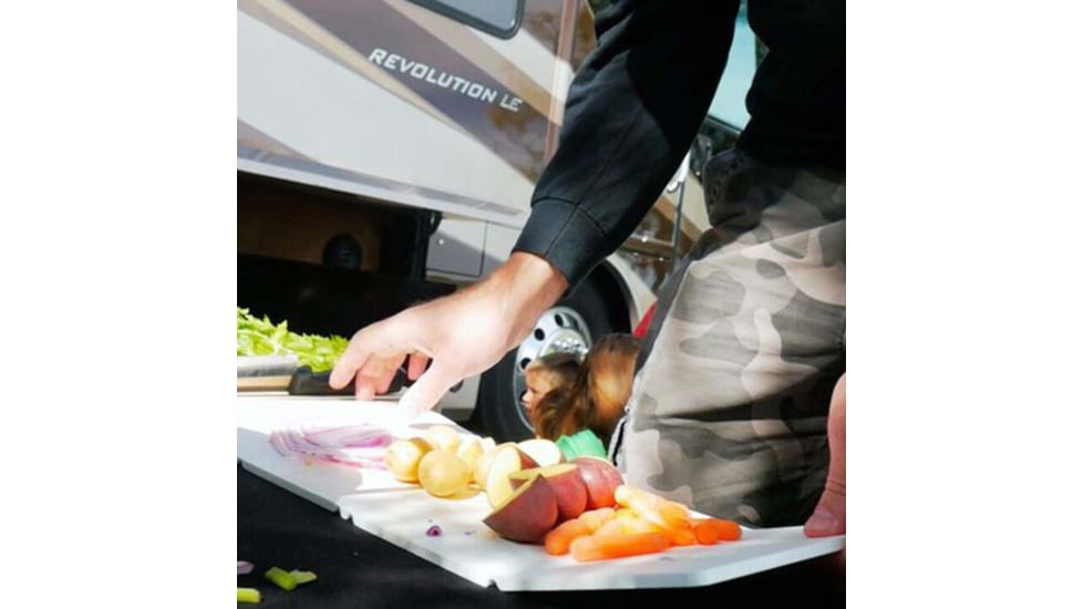 CanCooker Plank Cutting Board, White, Small, SMP1408