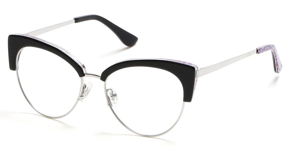 Candies CA0172 Eyeglass Frames - Shiny Black Frame Color, Shiny Black Lens Color