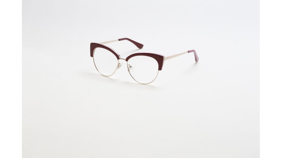Candies CA0172 Eyeglass Frames - Shiny Bordeaux Frame Color, Shiny Bordeaux Lens Color