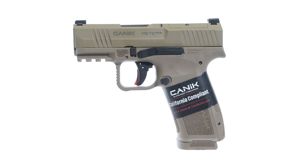 Canik Mete MC9 L Cali Semi Auto Pistol, 9mm Luger, 3.18 in Barrel