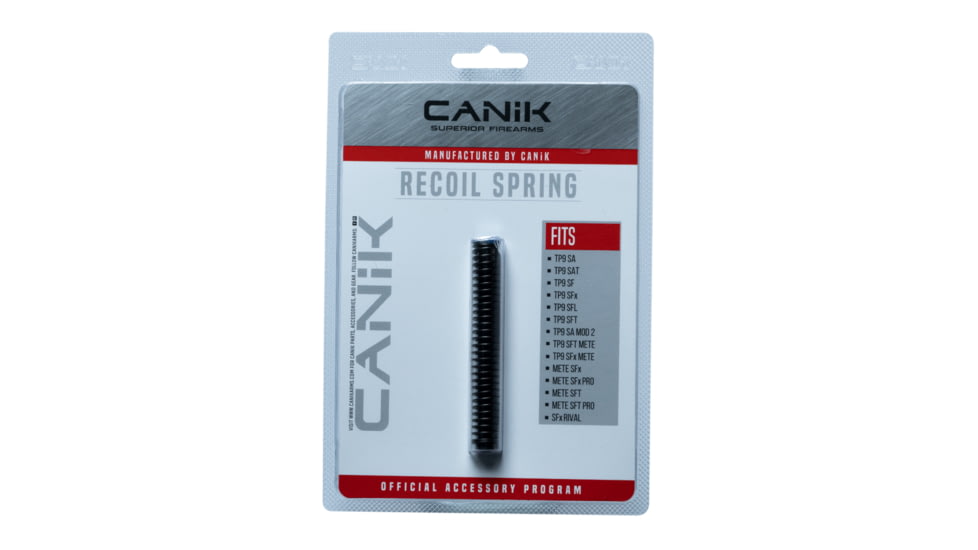 Canik Full Size Recoil Low Force Spring Assembly, TP9 &amp; METE, Black, PACN0552