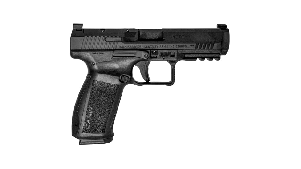Canik Mete SF One Semi Auto Pistol, 9mm Luger, 4.2 inch Barrel, Fixed, Black, Polymer, Black, 15 Round Capacity, HG5637OS-N