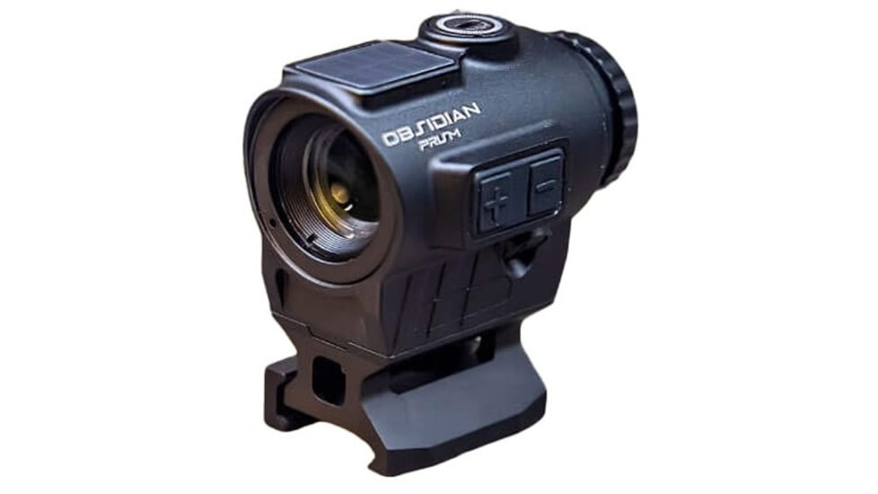 Canik Obsidian Prismatic Red Dot Sight, 1x19.6mm, Red 2 MOA Dot, 70 MOA Circle, Circle and Dot, Black, CAOP0101