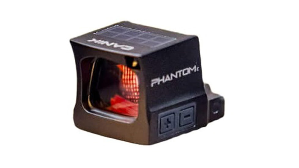 Canik Phantom-C Enclosed Reflex Red Dot Sight, 1x, 20x16.5mm, Red 3 MOA Dot, 23 MOA Circle, Circle and Dot, Black, CAOP0004