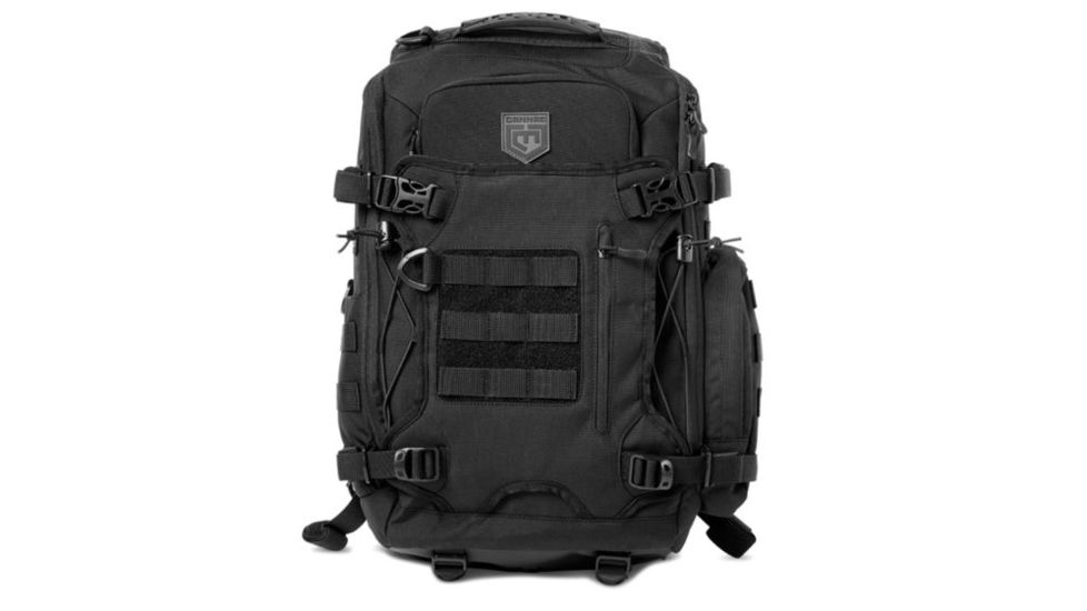 Cannae Legion Elite Day Pack w/ Helmet Flap, Black, Medium CPG-BP-LEGELT-M-B