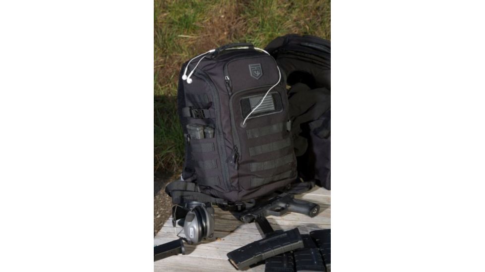 Cannae Legion Full Size Day Pack, Black, Medium CPG-BP-LEG-M-B