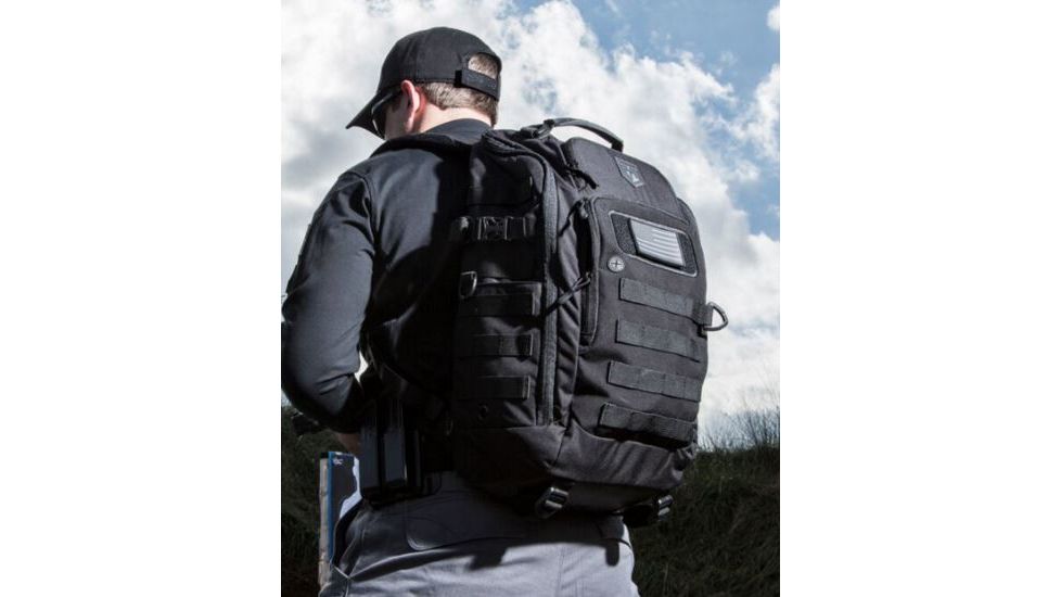 Cannae Legion Full Size Day Pack, Black, Medium CPG-BP-LEG-M-B
