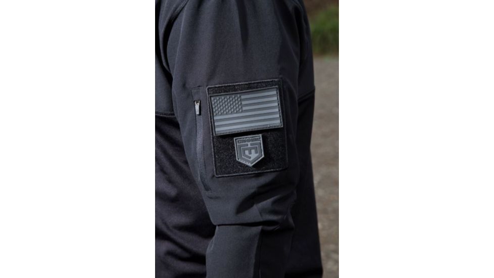 Cannae Logo Velcro Patch, Black, Large CPG-ACS-CLP-L-B