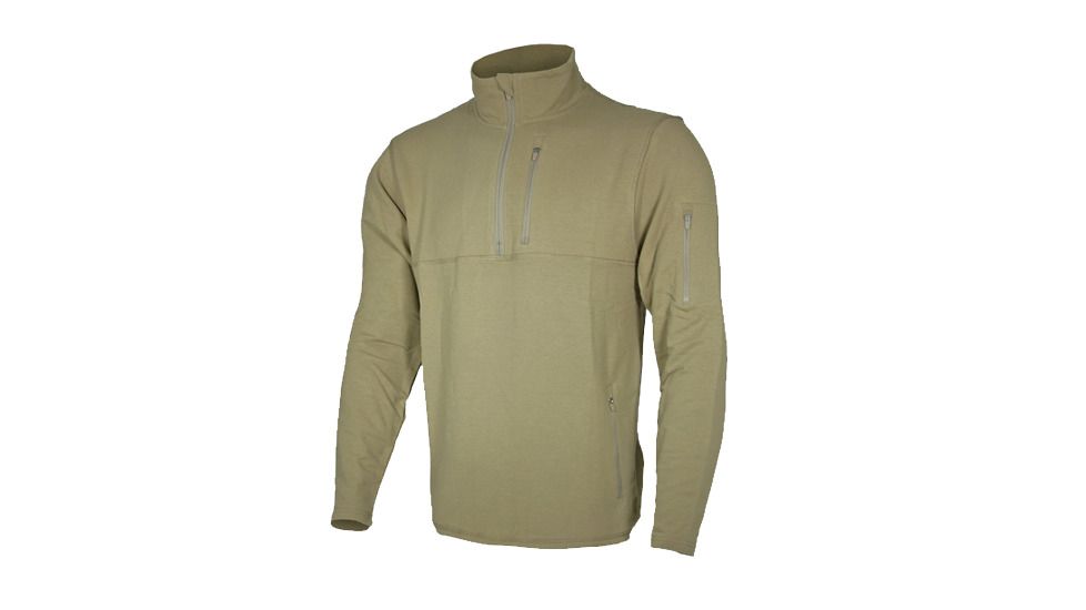 Cannae Pro Gear Rig 1/2 Zip Pullover Fleece, Khaki, 2XL CPG-APS-RIG-2XL-K