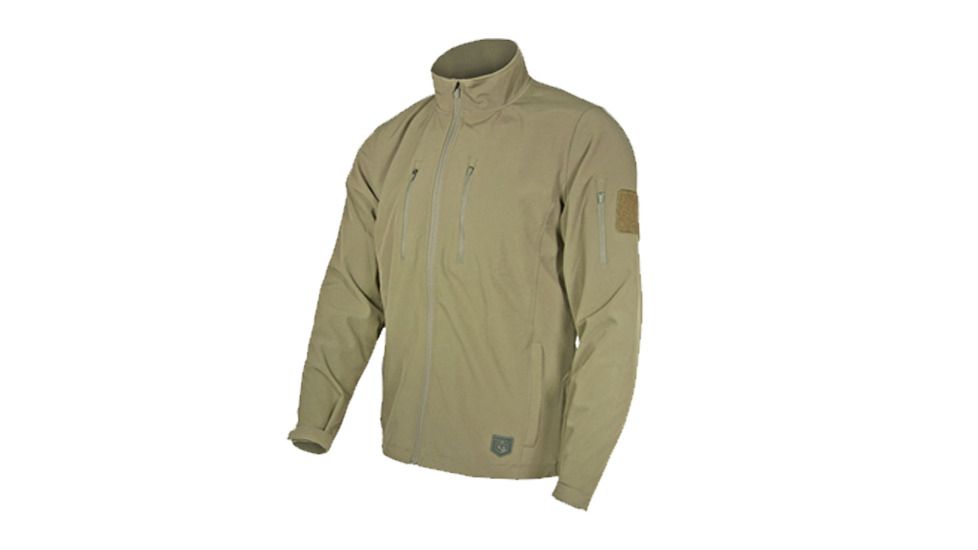 Cannae Pro Gear Shield Soft Shell Jacket, Khaki, XS CPG-APS-TSJ-XS-K