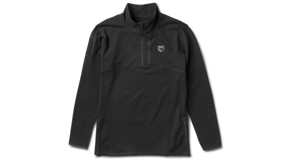 Cannae The Rig 1/2 Zip Pullover Fleece, Black, 2XL- Large CPG-APS-RIG-2XL-B
