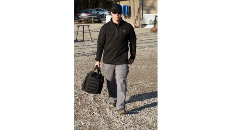 Cannae The Rig 1/2 Zip Pullover Fleece, Black, 2XL- Large CPG-APS-RIG-2XL-B