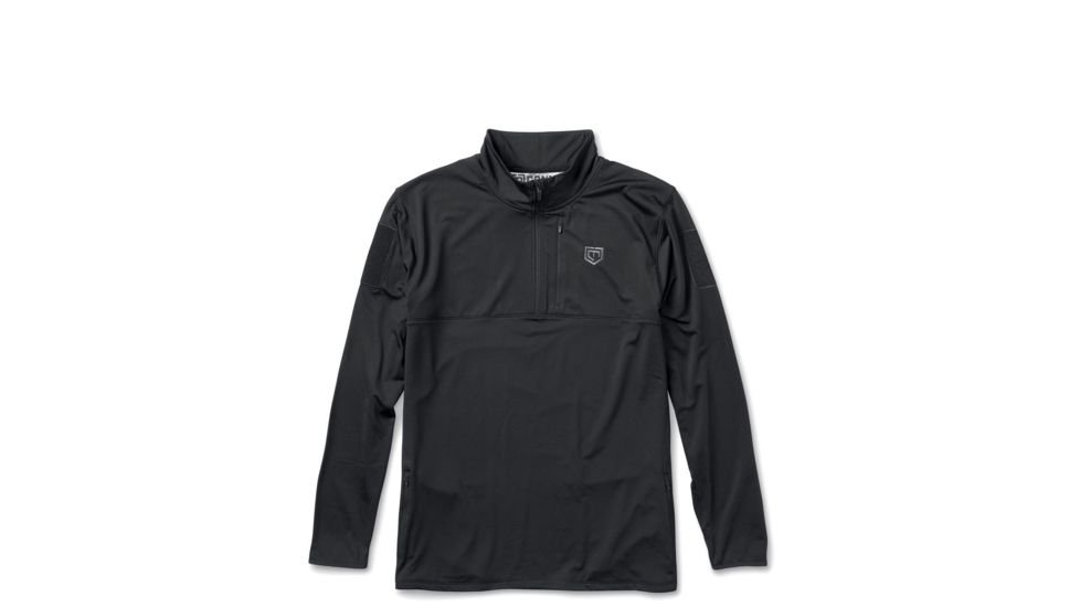 Cannae The Rig 1/2 Zip Pullover Fleece, Black, Extra Small CPG-APS-RIG-XS-B