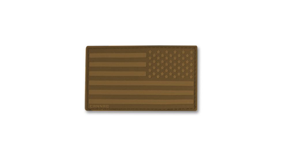 Cannae USA Velcro Patch - Right Arm, Coyote, Medium CPG-ACS-USAR-C