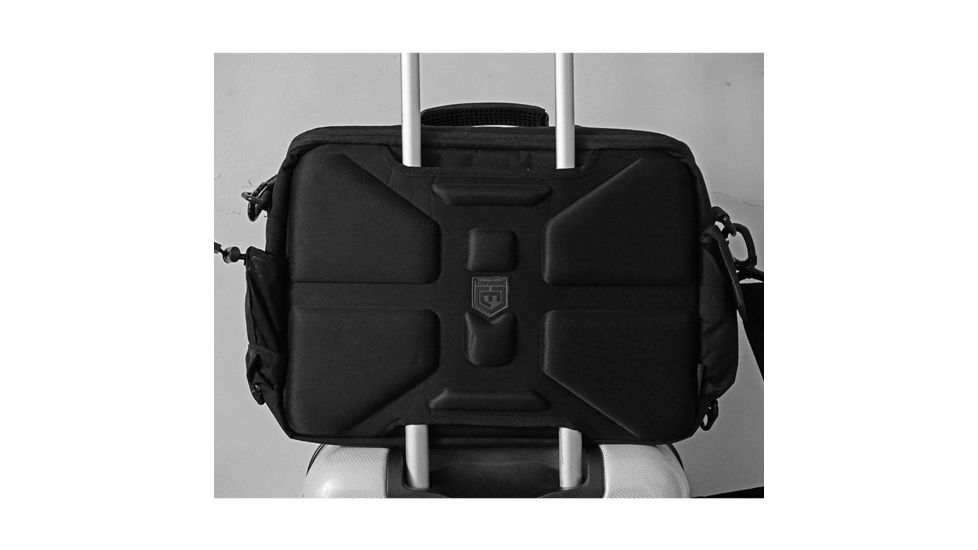 Cannae Viator Messenger Bag, Black, Medium CPG-BP-MES-M-B