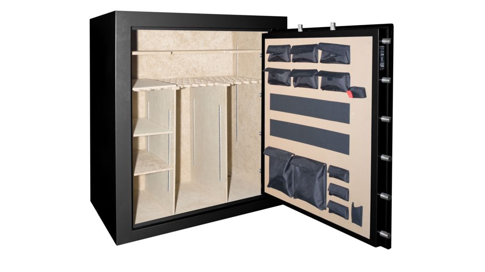 Cannon Safe Armory Safe 100 Gun, Hammertone Black, 100 gun A100-H1FDC-15