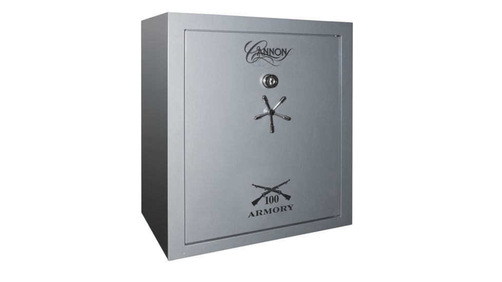 Cannon Safe Armory Safe 100 Gun, Hammertone Gray, 100 gun A100-H2FDC-15