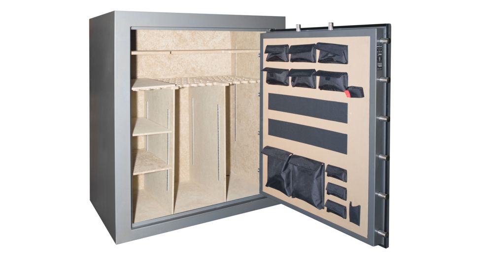 Cannon Safe Armory Safe 100 Gun, Hammertone Gray, 100 gun A100-H2FDC-15