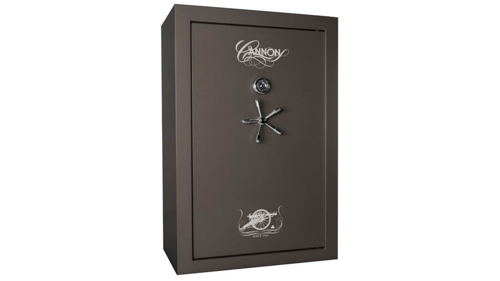 Cannon Safe Cannon Series Premium Safe, HT Charcoal Gray, 48 Gun CA604024-90-H12FDC-16