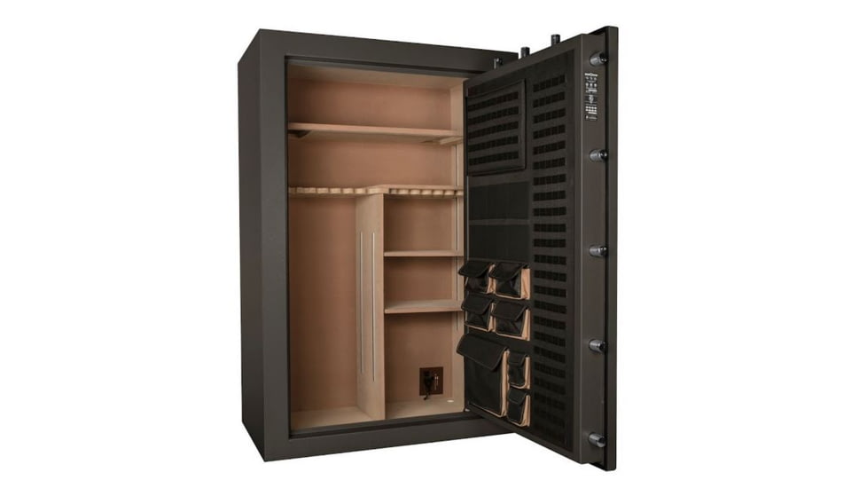 Cannon Safe Cannon Series Premium Safe, HT Charcoal Gray, 48 Gun CA604024-90-H12FDC-16