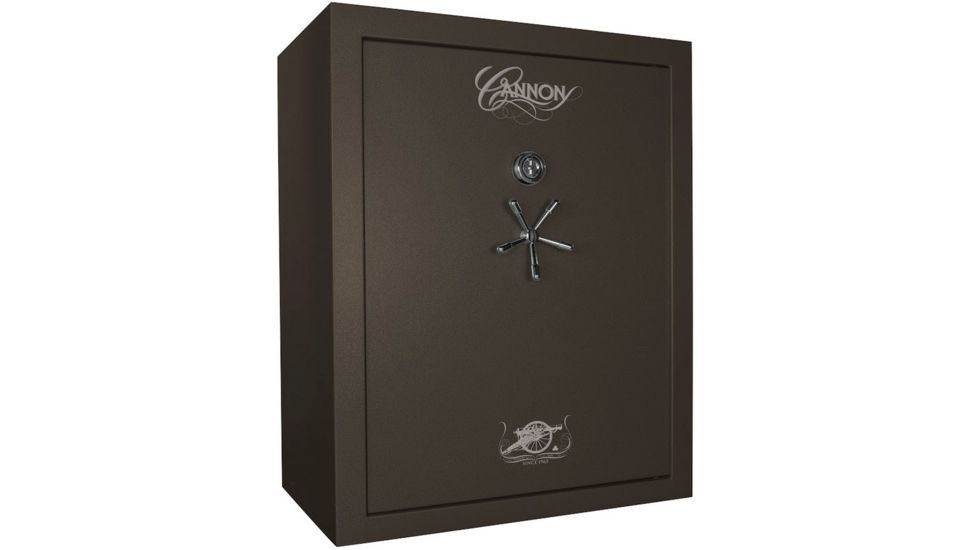 Cannon Safe Cannon Series Premium Safe, HT Charcoal Gray, 72 Gun CA604830-90-H12FDC-16