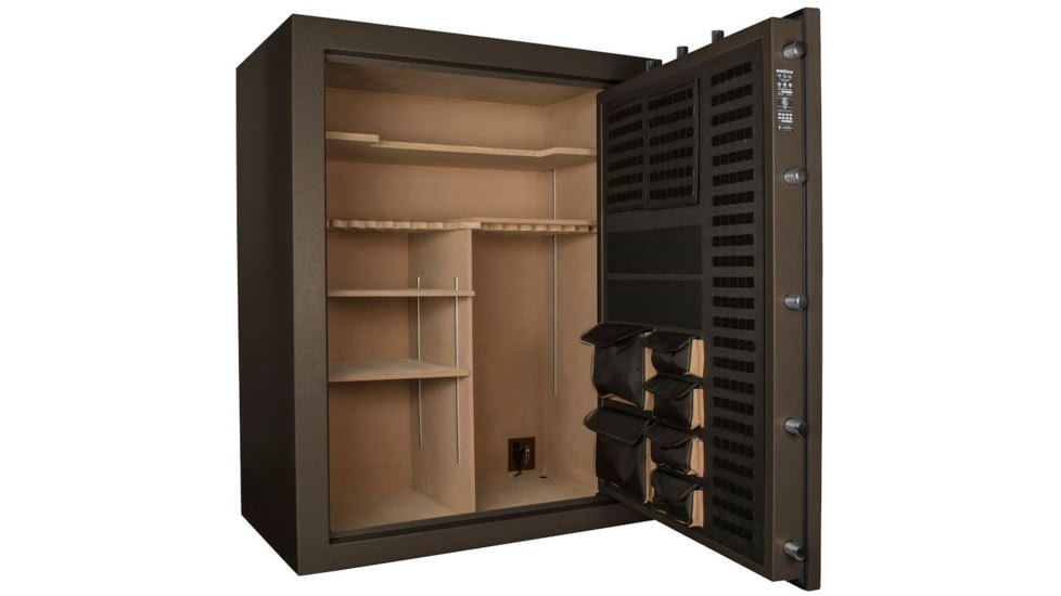 Cannon Safe Cannon Series Premium Safe, HT Charcoal Gray, 72 Gun CA604830-90-H12FDC-16